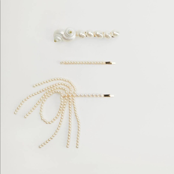 Mango 3 bow hairclips set - Picture 1 of 6